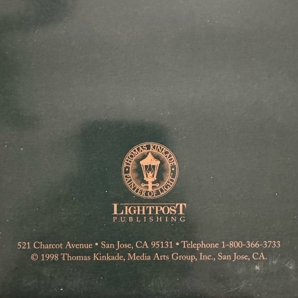 Thomas Kinkade Spring Gate 8x10 Matted Collectors Print For 11x14 Frame - Picture 3 of 3